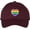 Maroon, variant on Rainbow Heart Embroidered Baseball Cap LGBTQ+ Pride Love Colors All Gender Structured Hat (Green)