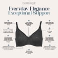 thumbnail image 2 of Dominique Lila Minimizer Bra #7001 – Seamless Full Figure Underwire Lingerie for Women, Smooths & Shapes, 2 of 6