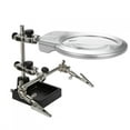 thumbnail image 3 of Magnifying Glass Helping Jewelry Magnifier Antique Jewelry Steel Magnifier 5X Magnifying Glass With LED Light And Clip, 3 of 8