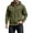 Army Green1, variant on yillto Men Big and Tall Zip up Hoodie Sweatshirt Coat with Zipper Pockets Fall Trendy Loose Jackets