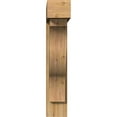 thumbnail image 2 of Ekena Millwork 8"W x 34"D x 42"H Funston Block Rough Sawn Bracket w/ Offset Brace, Western Red Cedar, 2 of 25