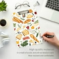 thumbnail image 3 of FORMRS Acrylic Clipboard with Low Profile Clip Standard A4 Letter Size, 12.5" x 9", Bread Vegetables Pattern, 3 of 8