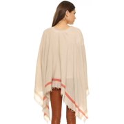 Rag & Bone Addie Wool Poncho, Tan