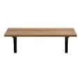 thumbnail image 3 of Kate and Laurel Corblynd Wood Wall Mounted Desk, Rustic Brown/Black 30x12x16, 3 of 12