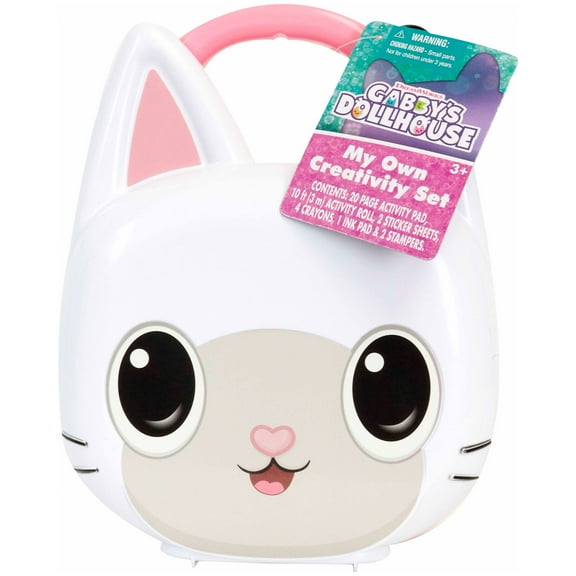 My Own Creativity Set with Gabby's Dollhouse Carrying Case, Kids Ages 3 