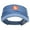 Lt Blue, variant on Hexagon Bumble Bee Embroidered Pro Style Cotton Twill Washed Visor - White OSFM
