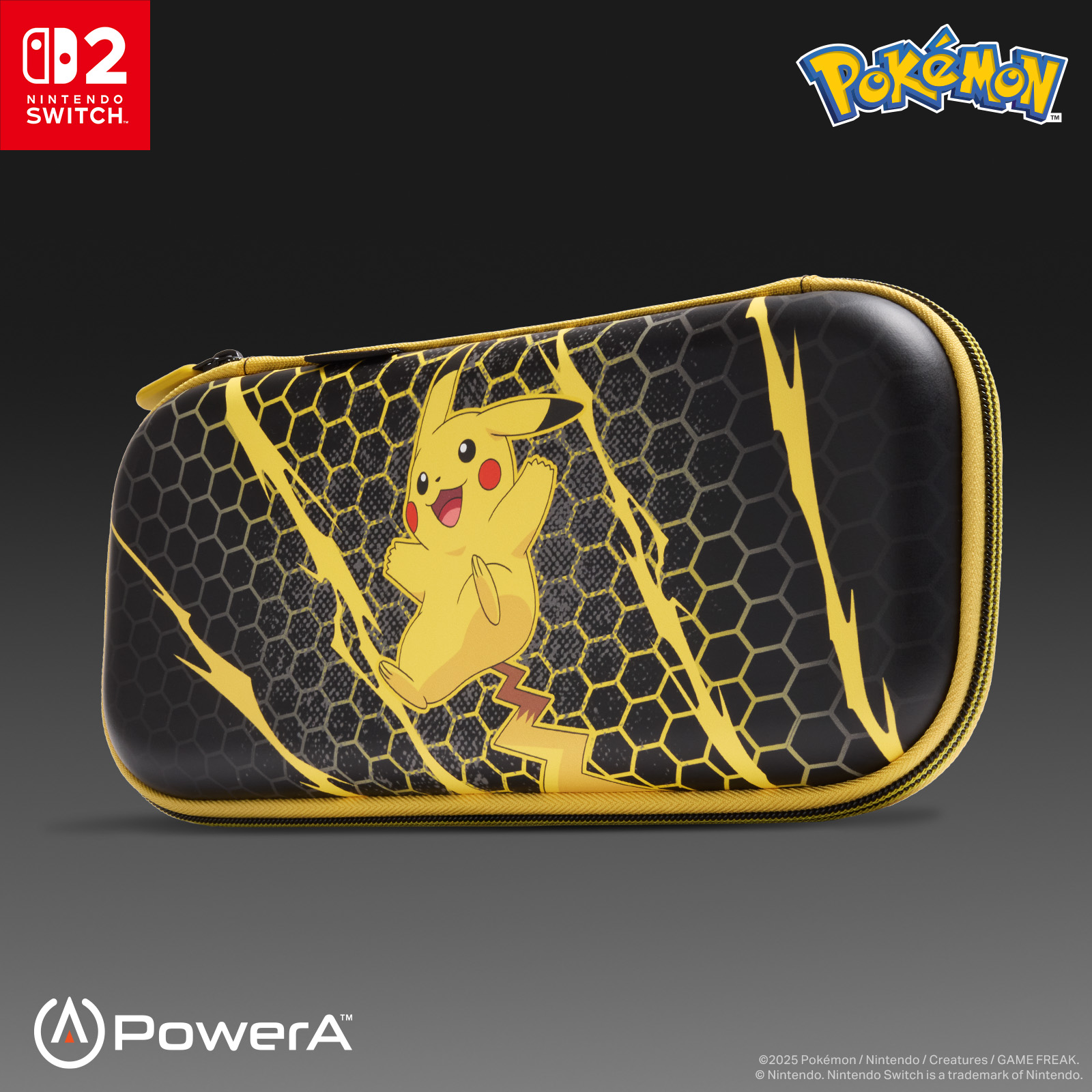 PowerA Slim Case for Nintendo Switch 2, Pikachu Storm photo 2