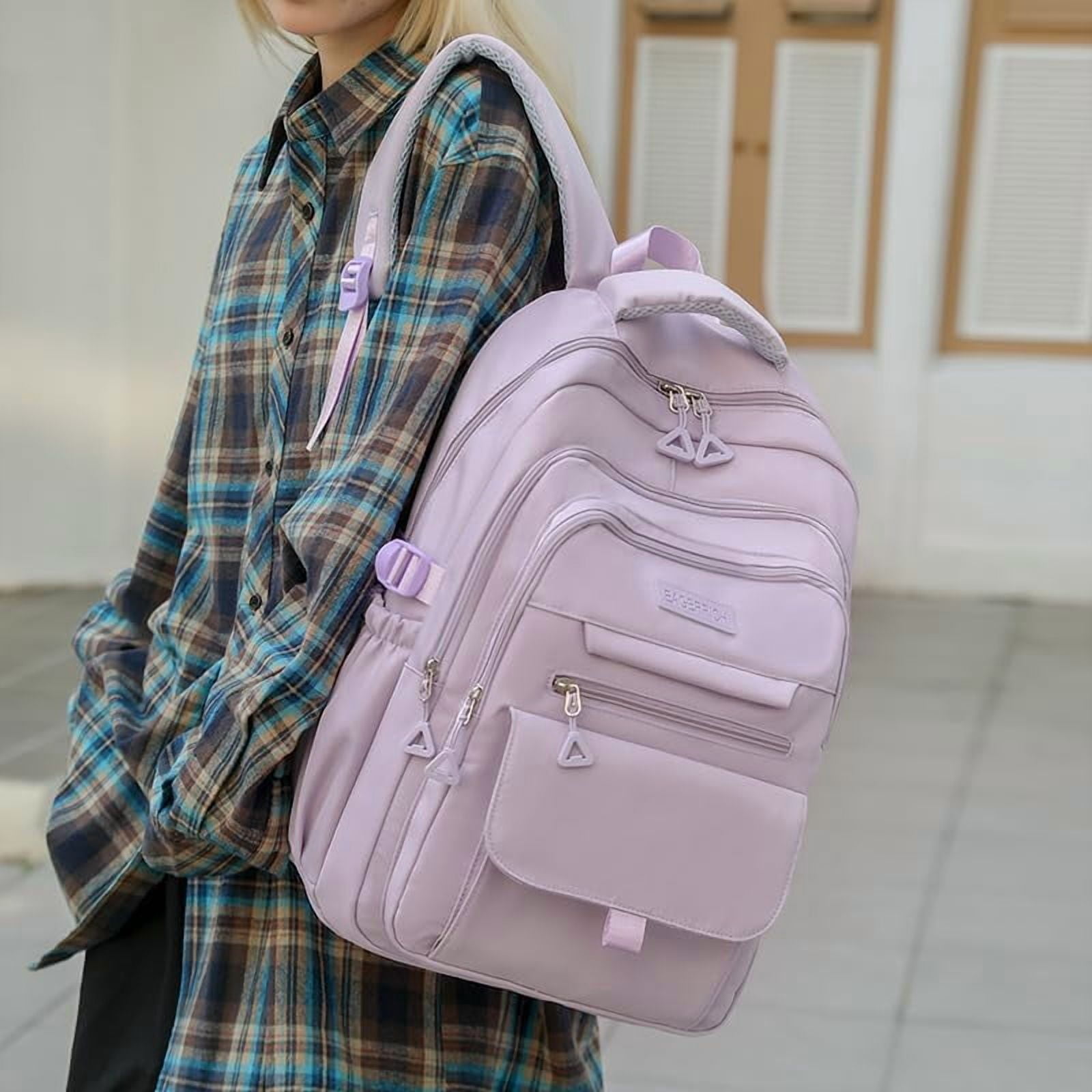 Cute Aesthetic Backpack Daypack for All Age Large Capacity Bags College Backpack Laptop Lightweight Bookbag Casual Travel Daypacks