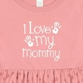 thumbnail image 4 of Inktastic I Love My Mommy Mothers Day Girls Baby Dress, 4 of 5