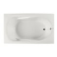 thumbnail image 3 of Proflo Pfs6042a Lansford 60" X 42" Drop In Acrylic Soaking Tub - White, 3 of 3