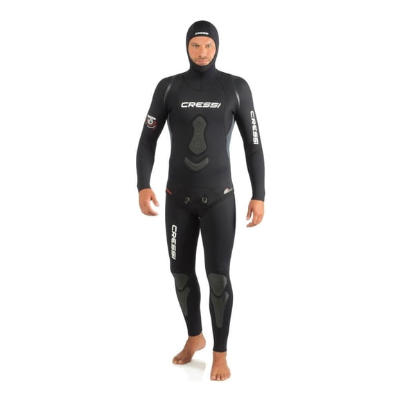 Traje 2 piezas para Caballero Cressi Apnea Neopreno de 5mm Talla M Negro