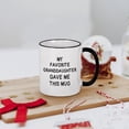 thumbnail image 5 of Gifts for Grandpa Grandma - My Favorite Granddaughter Gave Me This Mug, Grandparents Gifts, Christmas Gifts, Birthday Gifts, Futtumy White 11 fl oz Coffee Mugs Ceramic Mug Tea Cup, 5 of 8