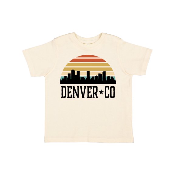 Inktastic Denver Colorado Skyline Vintage Boys or Girls Toddler T-Shirt