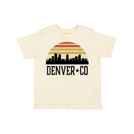 

Inktastic Denver Colorado Skyline Vintage Gift Toddler Boy or Toddler Girl T-Shirt