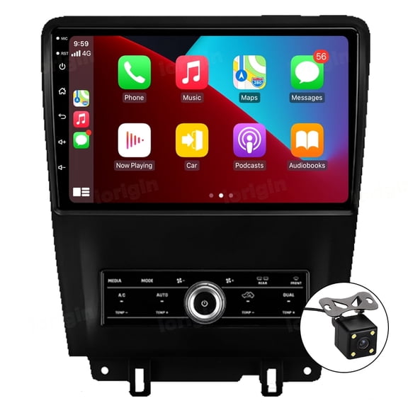 For Ford Mustang 2010-2014 10.1" Android 11 Car Radio Stereo Carplay GPS Navi 4G 64G