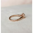 thumbnail image 4 of SOLITAIRE JEWELS 2.40CT Cushion Hidden Halo & Solitaire Moissanite Engagement Ring for Women, 18k Rose Gold Solitaire Ring, 4 of 6