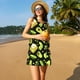 thumbnail image 3 of Balery Avocado Toast Vestidos de verano para mujer con estampado: vestido holgado sin mangas, vestido playero informal y cómodo para días calurosos., 3 of 7