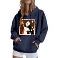thumbnail image 2 of Neewe Womens Oversized Hoodies Fleece Sweatshirts Fall Fashion 2025 Pullover Sweaters Winter Clothes, 2 of 6