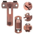 Masteelf 2 Sets Gate Latches 180 Degree Door Latch Stainless Steel Door