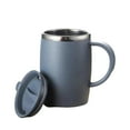 thumbnail image 2 of Stainless Steel Insulated Coffee Mug, Coffee Mug with Lid, Double-Wall Reusable Travel Mug for Coffee, Leak-Resistant Portable Coffee Cup, Ideal for Keeping Coffee/Tea Hot/Cold on Commutes, 2 of 4