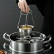thumbnail image 3 of 304 Stainless Steel Rice Bowl Set with Lids - 4pcs Thickened Anti-Scald Soup Bowls Kitchen Tableware, 3 of 5