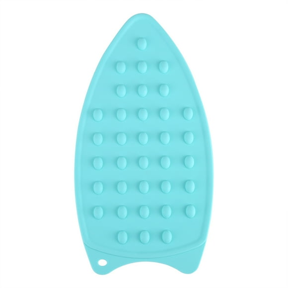 Alfombrilla de silicona antideslizante resistente al calor para planchar, protección de seguridad contra el calor, almohadilla de apoyo para planchar (verde)