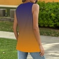 thumbnail image 4 of ZQGJB Womens Ombre Tank Tops Eyelet Loose Casual Tie Dye Gradient Color Summer Lace Tops Loose Fit Crew Neck Basic Sleeveless Shirts Trendy 2025 Purple L, 4 of 6