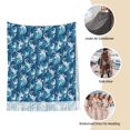 thumbnail image 6 of Cauagu Sea Water Wave Print Women Wrap Shawl tassels Scarves Retro Scarf 77.6"X28.3", 6 of 8