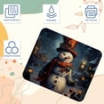 thumbnail image 3 of Snowman Square Gaming Mouse Pad Desk Mat, 8.3x9.8 Inch, Non-Slip Rubber Bottom, Printed, Suitable for Office and Gaming, 3 of 6