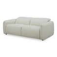 thumbnail image 3 of Moe's Home Collection Eli Power Recliner Sofa Warm White Fabric Sofas, 3 of 4