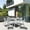White, variant on Compamia Artemis 7 Piece Patio Dining Set in White