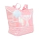 thumbnail image 2 of Bolsa Dama La Merced  Rosa Tornasol Corte Tote Brillante Llavero Pompón, 2 of 6