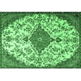 thumbnail image 1 of Ahgly Company Indoor Rectangle Persian Emerald Green Traditional Area Rugs, 5' x 7', 1 of 4