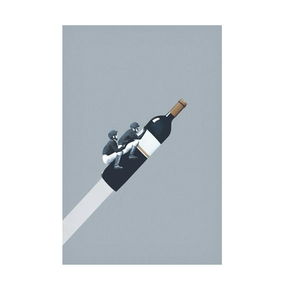 Trademark Fine Art Maarten Leon We Ride Until Dawn Canvas Wall Art