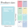 thumbnail image 3 of A5 Spiral Notebook, 4Pc Lined Journal Notebook, College Ruled Wirebound Notebook with Thick Paper, A5 Notebook for Office Work, Note Taking and Writing Daily, 3 of 7