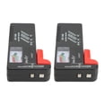 thumbnail image 4 of Comprobador De Pilas De Botón, 2 Piezas De Identificación Rápida, Tamaño Compacto, Probador De Batería, Escala De Calibración, Fácil Operación Para Baterías Domésticas De ANGGREK Battery Tester, 4 of 8