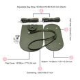thumbnail image 2 of EIMELI Set DIY PU Leather Crochet Bag Bottom Base Drawstring Bag Buckle For Bag Making - Green, 2 of 6