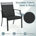 thumbnail image 2 of Gymax 4 PCS Patio Chairs w/ All Weather Breathable Fabric High Backrest Blue, 2 of 7