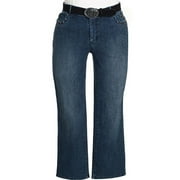 Women's Plus Sparkle Stud Jeans with Belt
