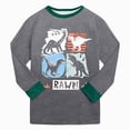 thumbnail image 7 of Toddler Boy Pajamas Monster Truck Cotton Pjs Set Kids Dinosaur 2 Piece Long Sleeve Sleepwear Kaprioy Pajamas Set, 7 of 7