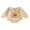 Khaki Pumpkin, variant on Newborn Baby Girl My First Halloween Outfit Waffled Bubble Romper Infant Girls Fall Clothes Peter Pan Collar Embroidery Long Sleeve Bodysuit