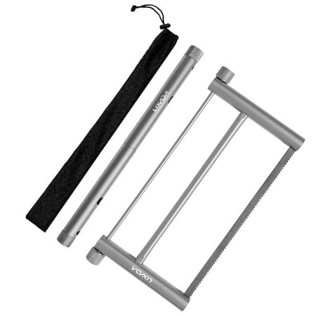 

Lixada Multifunctional Folding Wood Saw Aluminium Alloy Hand Saw Portable Mini Garden Bucksaw for Woodworking Gardening Outdoor Survival Hand Tools With Pouch