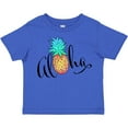 thumbnail image 3 of Inktastic Aloha- in cursive with pineapple rainbow colors Boys or Girls Toddler T-Shirt, 3 of 5
