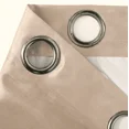thumbnail image 4 of Gorgeous Home Linen 100% Blackout Window Curtain Drapes For Bedroom Living Room Taupe Set of 2 panels 35" wide X 84" long, 4 of 5