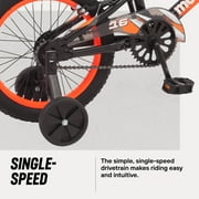 Mongoose Mutant Kids BMX Style Boys Bike, 16-in. Wheels, Kids Ages 3 - 5, Black & Orange