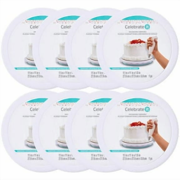 8 Pack: Turntable Cake Stand by Celebrate It