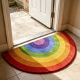 thumbnail image 5 of Rainbow Door Mat,Half Circle Shape Anti Slip Entrance Mat,Heavy Duty Shoe Scraper,Indoor Outdoor Welcome Mat for Home,Bathroom,Foyer, 5 of 7