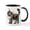 White/Black Inside, variant on CafePress - Maine Coon Giant Mugs - 11 oz Ceramic Mug - Novelty Coffee Tea Cup