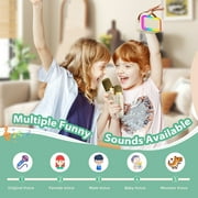 JYX Karaoke Machine for Kids Adults, Portable Karaoke Speaker Bluetooth with 2 Microphones, Rgb Lights, Best Gift for Girls/ Boys