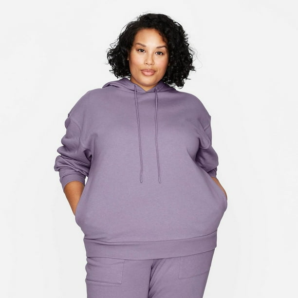 Plus size purple best sale sweatshirt